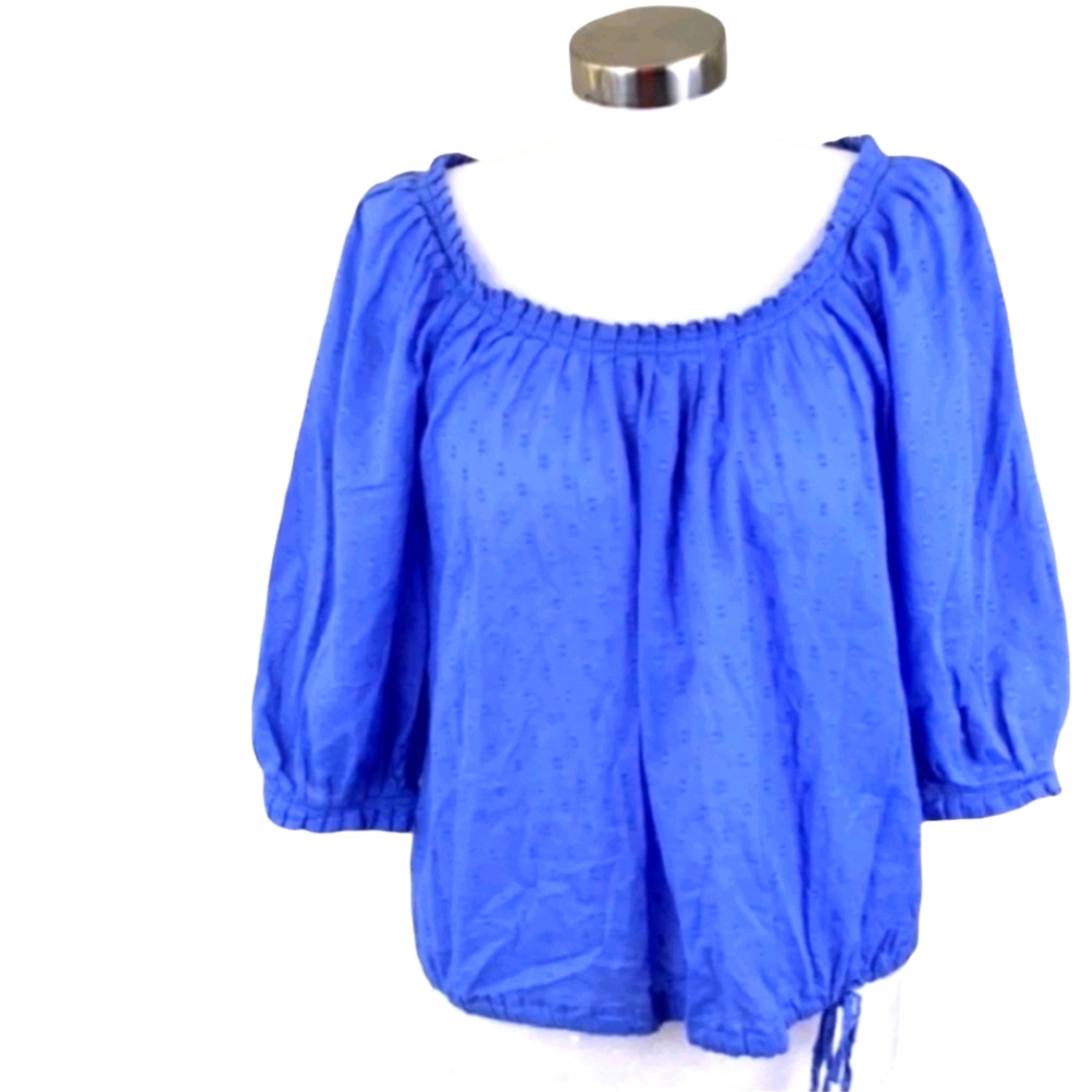 CALVIN KLEIN BLUE TOP